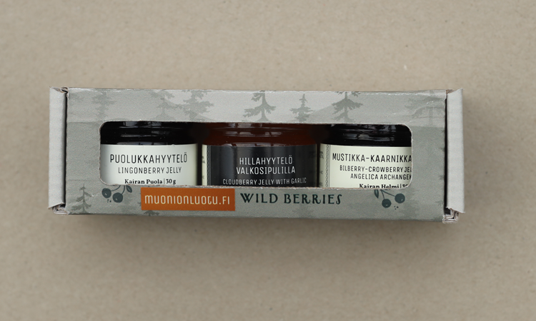 Kolme Herkkua lahjapakkaus 3 x 30g